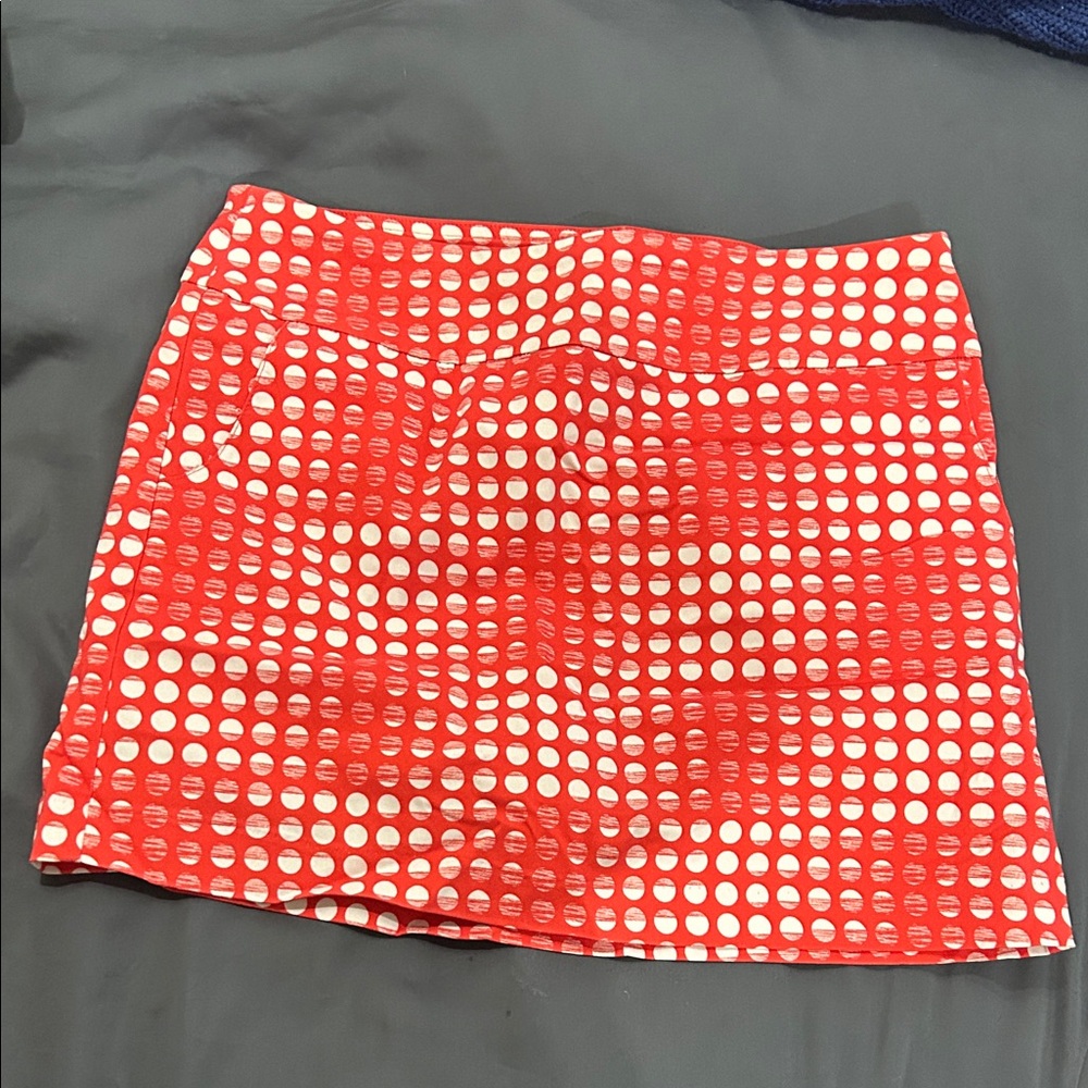 Zac & Rachel Red and White Mini Skirt